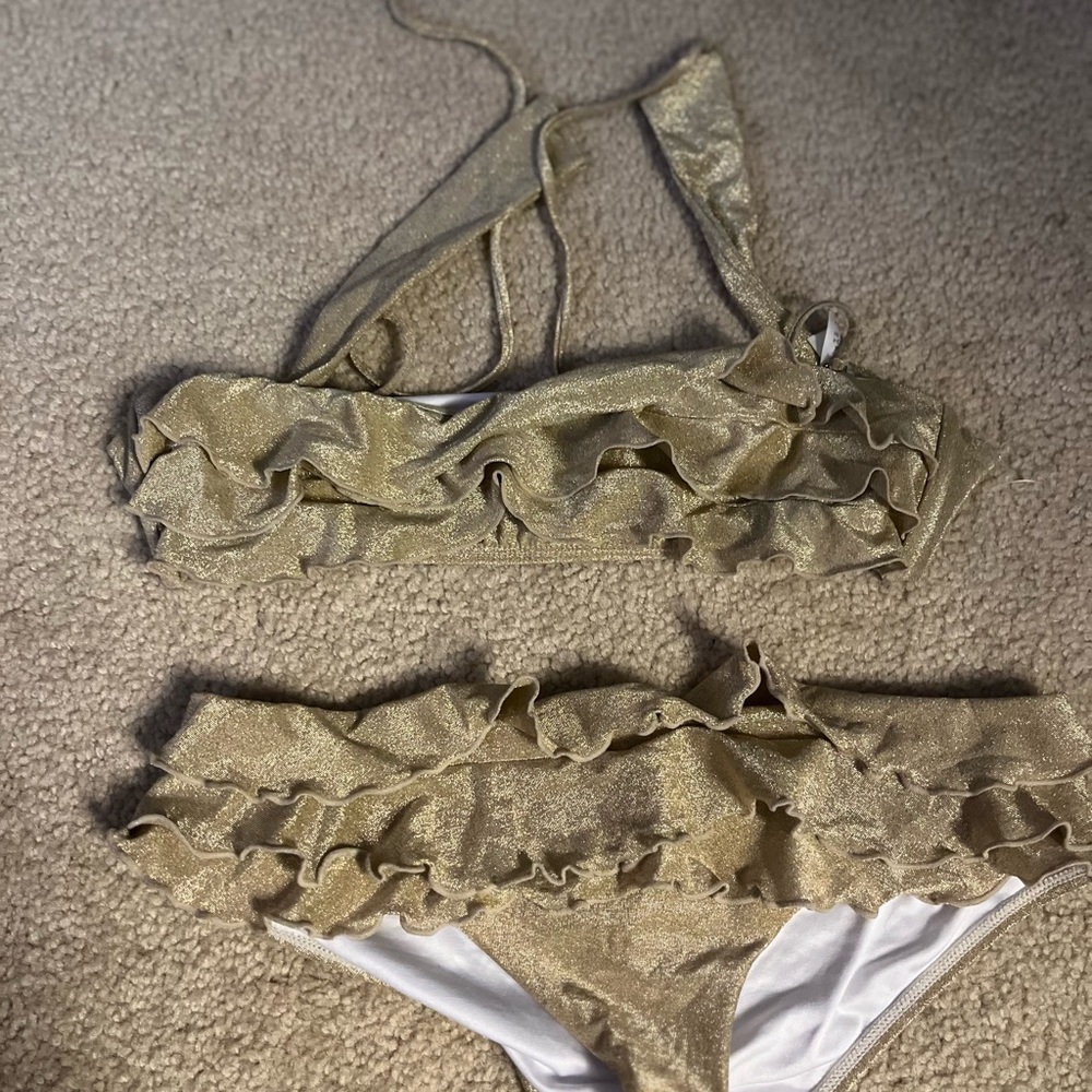 Ondademar gold bikini set